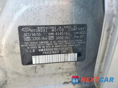 Zdjęcie 12 z 12 samochodu: 2011 HYUNDAI ELANTRA TOURING GLS VIN:KMHDB8AE8BU105347 - miniatura