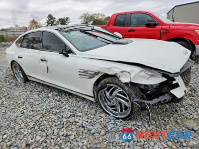 Czwarte zdjęcie samochodu z boku: 2023 GENESIS G80 3.5T SPORT VIN:KMTGB4SD6PU185336 - miniatura