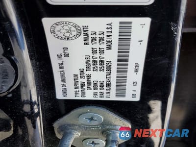 Zdjęcie 12 z 12 samochodu: 2010 HONDA CR-V 4D EX VIN:5J6RE4H77AL809264 - miniatura