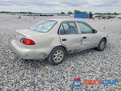 Trzecie zdjęcie samochodu z tyłu: 2002 TOYOTA COROLLA CE VIN:1NXBR12E22Z610003 - miniatura