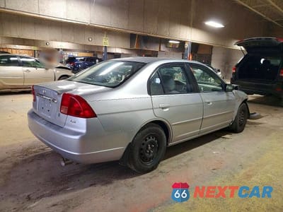 Trzecie zdjęcie samochodu z tyłu: 2002 HONDA CIVIC LX VIN:2HGES16522H505448 - miniatura