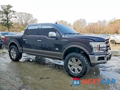 Czwarte zdjęcie samochodu z boku: 2019 FORD F150 SUPERCREW VIN:1FTEW1E51KFB60080 - miniatura