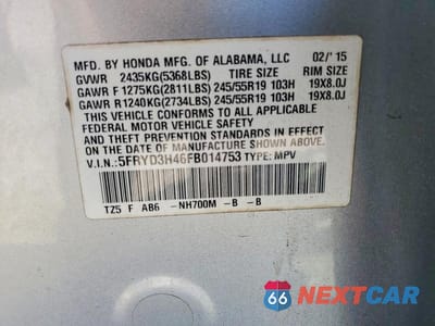Zdjęcie 13 z 13 samochodu: 2015 ACURA MDX TECHNOLOGY VIN:5FRYD3H46FB014753 - miniatura