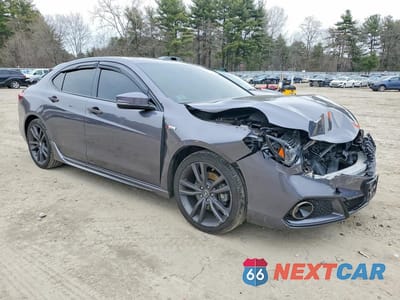 Czwarte zdjęcie samochodu z boku: 2018 ACURA TLX TECH+A VIN:19UUB2F66JA011696 - miniatura