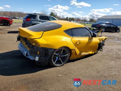 Trzecie zdjęcie samochodu z tyłu: 2021 TOYOTA GR SUPRA 3.0 PREMIUM VIN:WZ1DB0C08MW040533 - miniatura