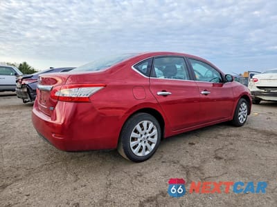 Trzecie zdjęcie samochodu z tyłu: 2013 NISSAN SENTRA S VIN:3N1AB7AP5DL639425 - miniatura