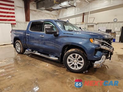 Czwarte zdjęcie samochodu z boku: 2024 CHEVROLET SILVERADO K1500 LTZ VIN:1GCUDGE87RZ149740 - miniatura