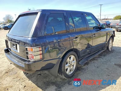 Trzecie zdjęcie samochodu z tyłu: 2004 LAND ROVER RANGE ROVER HSE VIN:SALME11454A156277 - miniatura