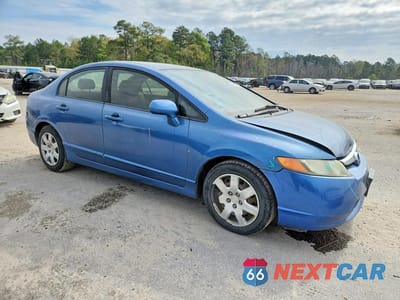 Czwarte zdjęcie samochodu z boku: 2007 HONDA CIVIC LX VIN:1HGFA16517L114373 - miniatura