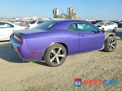 Trzecie zdjęcie samochodu z tyłu: 2014 DODGE CHALLENGER R VIN:2C3CDYBTXEH242762 - miniatura