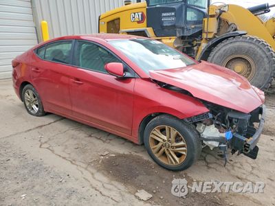 Czwarte zdjęcie samochodu z boku: 2019 HYUNDAI ELANTRA SEL VIN:KMHD84LF5KU741513 - miniatura
