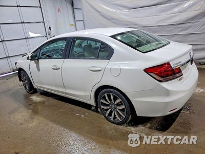 Drugie zdjęcie samochodu z przodu: 2015 HONDA CIVIC EXL VIN:19XFB2F91FE257531 - miniatura