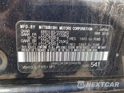 Zdjęcie 13 z 13 samochodu: 2019 MITSUBISHI OUTLANDER SE VIN:JA4AZ3A39KZ044236 - miniatura
