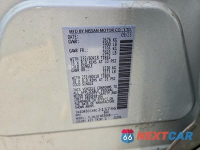 Zdjęcie 13 z 13 samochodu: 2024 NISSAN PATHFINDER SL VIN:5N1DR3CCXRC215746 - miniatura