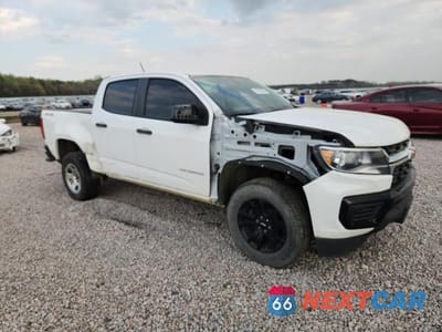Czwarte zdjęcie samochodu z boku: 2021 CHEVROLET COLORADO VIN:1GCGTBEN6M1232639 - miniatura