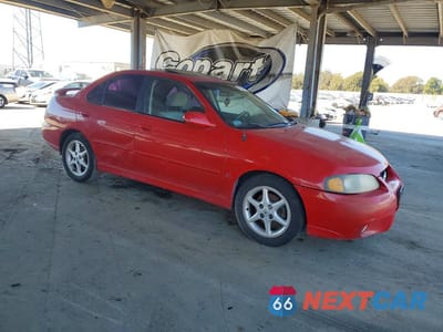 Czwarte zdjęcie samochodu z boku: 2002 NISSAN SENTRA SE-R VIN:3N1AB51D82L706350 - miniatura