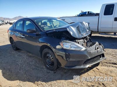 Czwarte zdjęcie samochodu z boku: 2019 NISSAN SENTRA S VIN:3N1AB7AP1KY357119 - miniatura