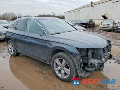 Czwarte zdjęcie samochodu z boku: 2018 AUDI Q5 PREMIUM PLUS VIN:WA1BNAFY0J2237259 - miniatura