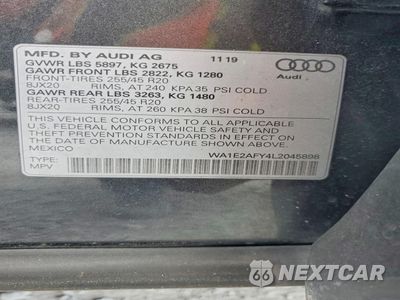 Zdjęcie 13 z 14 samochodu: 2020 AUDI Q5 E PREMIUM PLUS VIN:WA1E2AFY4L2045898 - miniatura