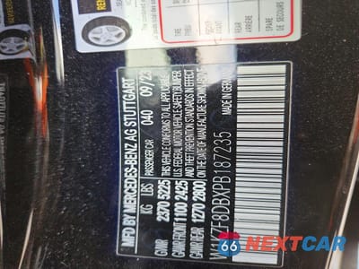 Zdjęcie 12 z 12 samochodu: 2023 MERCEDES-BENZ E 350 VIN:W1KZF8DBXPB187235 - miniatura