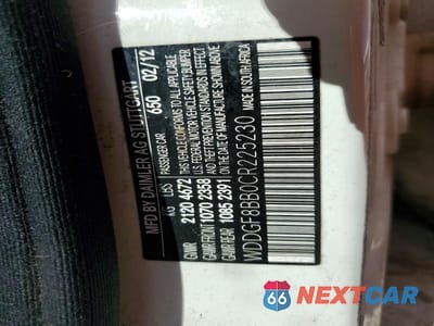 Zdjęcie 12 z 12 samochodu: 2012 MERCEDES-BENZ C 300 4MATIC VIN:WDDGF8BB0CR225230 - miniatura