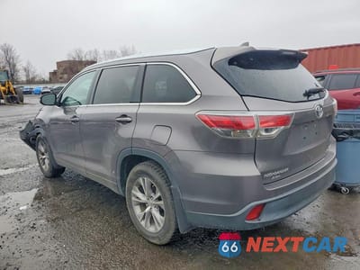 Drugie zdjęcie samochodu z przodu: 2014 TOYOTA HIGHLANDER XLE VIN:5TDJKRFH9ES060766 - miniatura