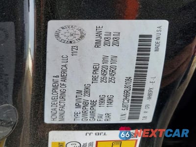 Zdjęcie 13 z 13 samochodu: 2024 ACURA RDX A-SPEC VIN:5J8TC2H66RL801084 - miniatura