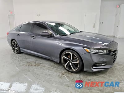 Czwarte zdjęcie samochodu z boku: 2019 HONDA ACCORD SPORT VIN:1HGCV1F32KA053593 - miniatura