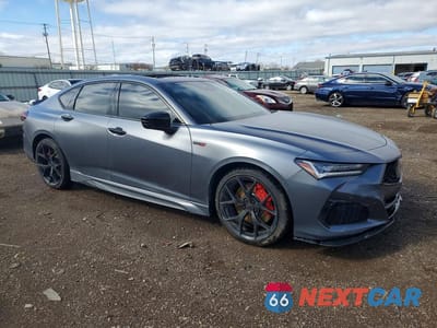 Czwarte zdjęcie samochodu z boku: 2023 ACURA TLX TYPE S VIN:19UUB7F06PY000304 - miniatura
