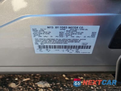 Zdjęcie 13 z 13 samochodu: 2017 FORD EDGE SEL VIN:2FMPK3J84HBB87280 - miniatura