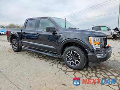 Czwarte zdjęcie samochodu z boku: 2022 FORD F150 SUPERCREW VIN:1FTEW1CP6NFB36284 - miniatura
