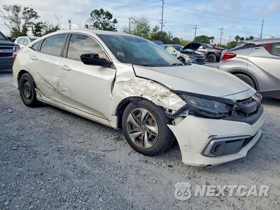 Czwarte zdjęcie samochodu z boku: 2020 HONDA CIVIC LX VIN:19XFC2F67LE207053 - miniatura