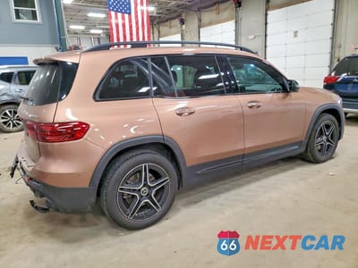 Trzecie zdjęcie samochodu z tyłu: 2024 MERCEDES-BENZ GLB 250 4MATIC VIN:W1N4M4HB3RW355704 - miniatura