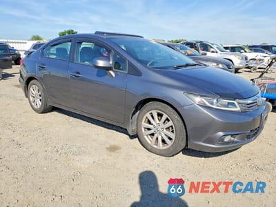 Czwarte zdjęcie samochodu z boku: 2012 HONDA CIVIC EX VIN:19XFB2F82CE351551 - miniatura