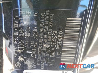 Zdjęcie 12 z 13 samochodu: 2018 KIA OPTIMA PLUG-IN HYBRID EX VIN:KNAGV4LD6J5022818 - miniatura