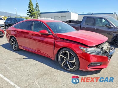 Czwarte zdjęcie samochodu z boku: 2019 HONDA ACCORD SPORT VIN:1HGCV2F3XKA014241 - miniatura