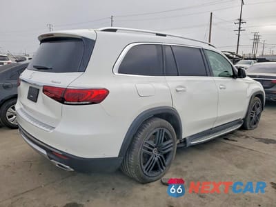 Trzecie zdjęcie samochodu z tyłu: 2021 MERCEDES-BENZ GLS 450 4MATIC VIN:4JGFF5KE3MA556491 - miniatura