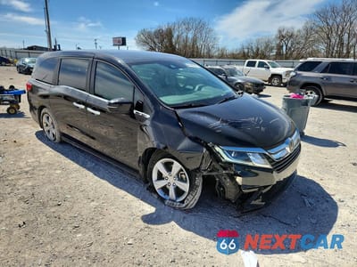 Czwarte zdjęcie samochodu z boku: 2019 HONDA ODYSSEY EX VIN:5FNRL6H52KB019381 - miniatura