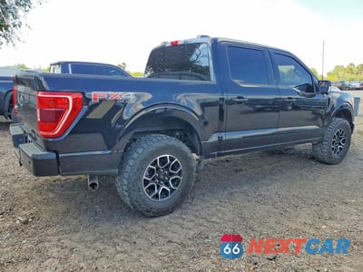 Trzecie zdjęcie samochodu z tyłu: 2022 FORD F150 SUPERCREW VIN:1FTFW1E55NKE50354 - miniatura