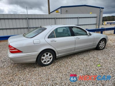 Trzecie zdjęcie samochodu z tyłu: 2002 MERCEDES-BENZ S 430 VIN:WDBNG70J42A261355 - miniatura