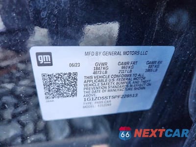 Zdjęcie 13 z 13 samochodu: 2023 CHEVROLET MALIBU LT VIN:1G1ZD5ST5PF228513 - miniatura