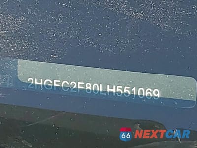 Zdjęcie 12 z 12 samochodu: 2020 HONDA CIVIC SPORT VIN:2HGFC2F80LH551069 - miniatura