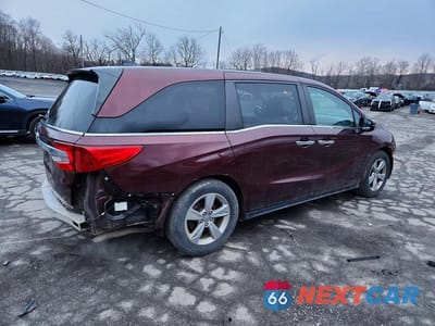Trzecie zdjęcie samochodu z tyłu: 2020 HONDA ODYSSEY EX VIN:5FNRL6H59LB054937 - miniatura
