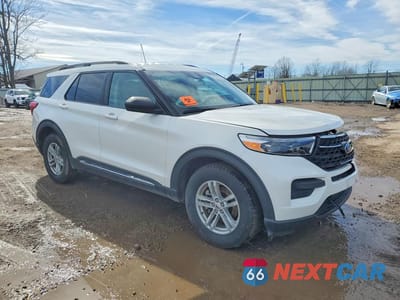 Czwarte zdjęcie samochodu z boku: 2021 FORD EXPLORER XLT VIN:1FMSK8DHXMGB22438 - miniatura