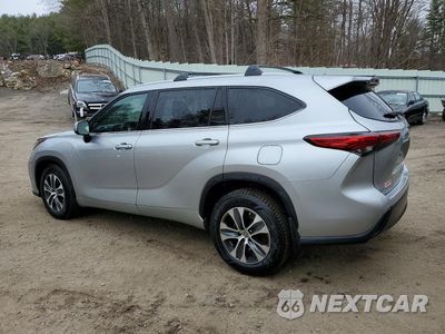 Drugie zdjęcie samochodu z przodu: 2022 TOYOTA HIGHLANDER XLE VIN:5TDGZRBH8NS236556 - miniatura