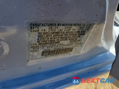 Zdjęcie 12 z 12 samochodu: 2025 NISSAN VERSA SV VIN:3N1CN8EV1SL878000 - miniatura