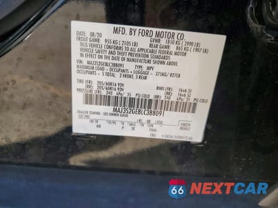 Zdjęcie 13 z 13 samochodu: 2020 FORD ECOSPORT SE VIN:MAJ3S2GE8LC388091 - miniatura