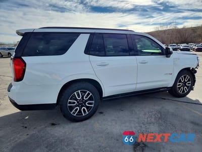 Trzecie zdjęcie samochodu z tyłu: 2021 GMC YUKON AT4 VIN:1GKS2CKD2MR243433 - miniatura