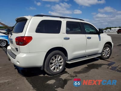 Trzecie zdjęcie samochodu z tyłu: 2014 TOYOTA SEQUOIA PLATINUM VIN:5TDDW5G16ES105755 - miniatura