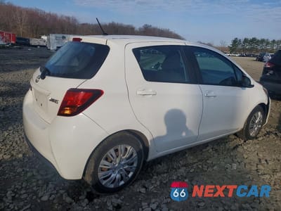 Trzecie zdjęcie samochodu z tyłu: 2015 TOYOTA YARIS 5-DOOR L VIN:VNKKTUD35FA036482 - miniatura